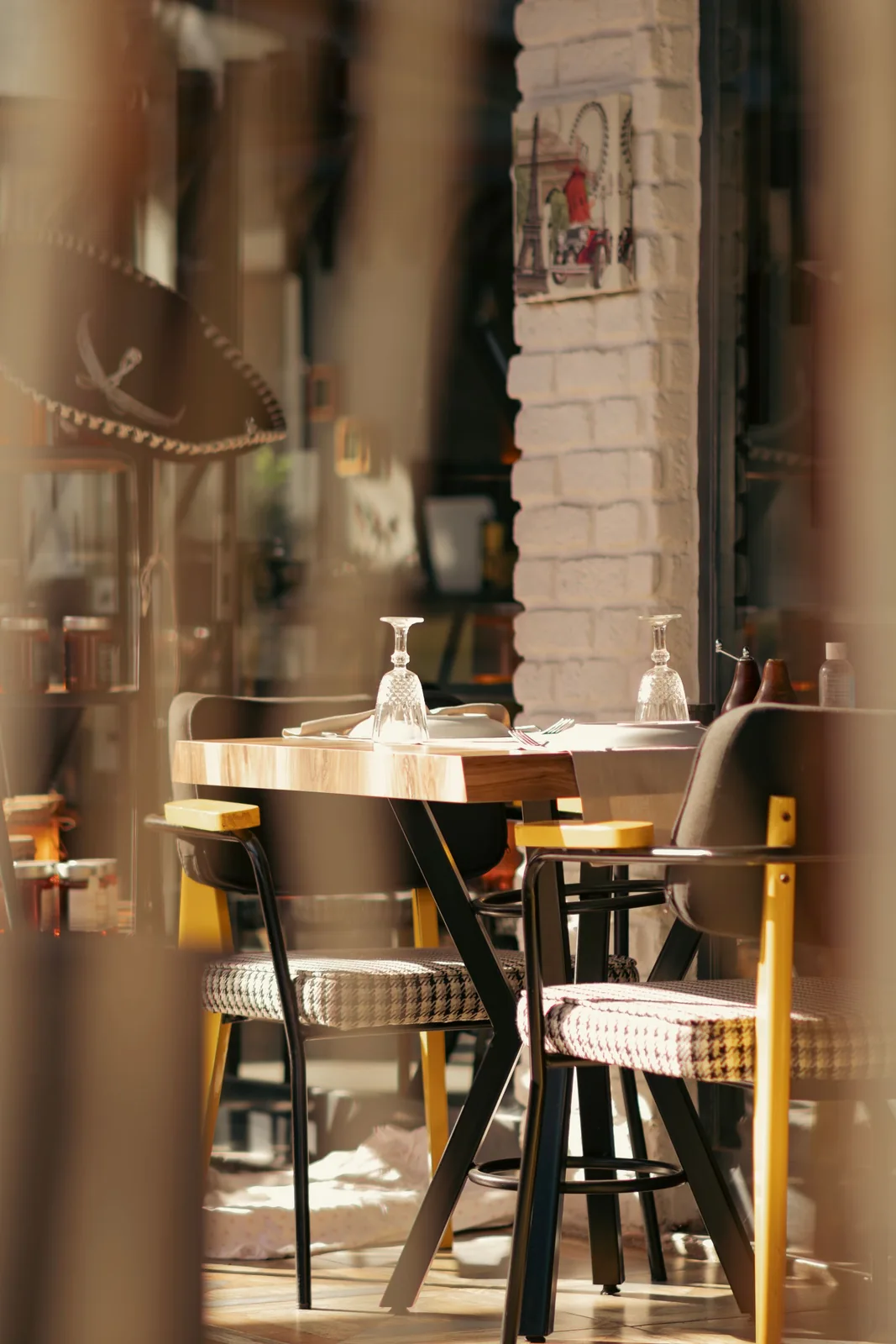 Ambiente de un espacio gastronómico